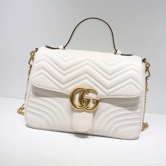 First bag ru bag top Gucci handle Marmont GG medium 0820